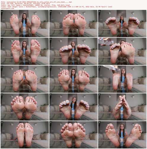 Ivorysoles - 16 03 2021 2056227606 - My Oily Soles Are All You Need 1080p - Preview