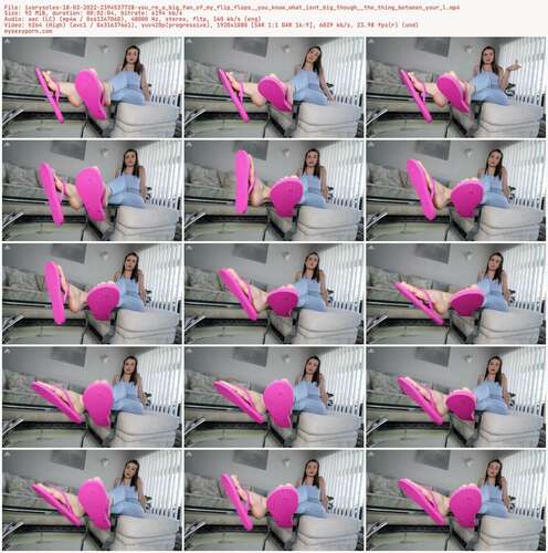 Ivorysoles - 18 03 2022 2394537728 - You Re A Big Fan Of My Flip Flops You Know What Isnt Big Though The Thing Between Your L 1080p - Preview