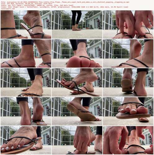 Ivorysoles - 12 10 2021 2238050211 - Thin Little Flip Flops. These Are Super Hard And Make A Very Distinct Popping Slapping So 1080p - Preview