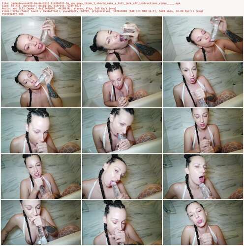 Jadastevens420 - 06 04 2020 216306013 - Do You Guys Think I Should Make A Full Jerk Off Instructions Video 1080p - Preview