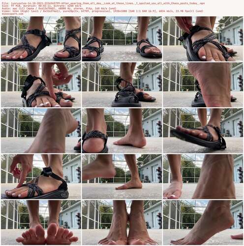 Ivorysoles - 14 10 2021 2236565799 - After Wearing Them All Day Look At These Lines. I Spoiled You All With Chaco Posts Today 1080p - Preview