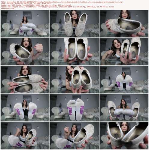 Ivorysoles - 23 02 2022 2373595707 - Sweaty Feet Mind Fuck You Ve Been A Bad Foot Slave. All You Do Is Beg For My Bare Sol 1080p - Preview
