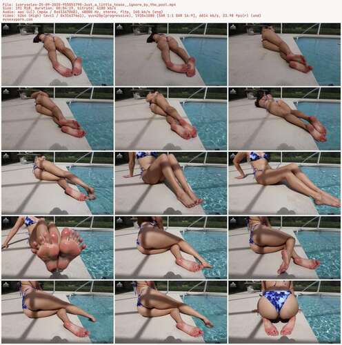 Ivorysoles - 25 09 2020 955051790 - Just A Little Tease Ignore By The Pool 1080p - Preview