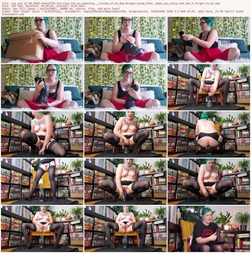 Ivy Nox - 12 08 2020 694412726 - Its Time For My Unboxing Review Of My Bad Dragon Large Stan Hope You Enjoy And Don T Forget To St 1080p - Preview