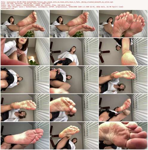 Ivorysoles - 20 05 2022 2431106304 - Tinies Who Sneak Into My Home Only Have 1 Fate. Being Crushed Beneath My Soles 1080p - Preview