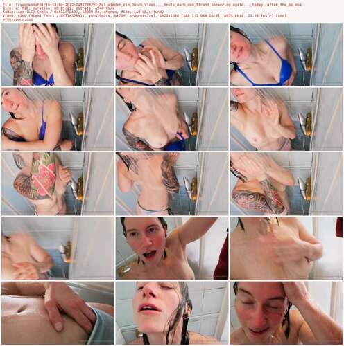 Ivyworksoutdirty - 18 06 2022 2492799291 - Mal Wieder Ein Dusch Video... Heute Nach Dem Strand Showering Again... Today After The Be 1080p - Preview