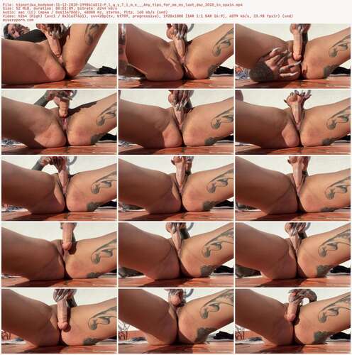 Hipnotika Bodymod - 31 12 2020 1998616012 - P L A Y T I M E Any Tips For Me My Last Day 2020 In Spain 1080p - Preview