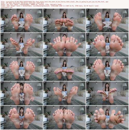 Ivorysoles - 27 05 2022 2463714820 - The Foot Slave Test You Want To Be Ivorys Foot Slave. She Is Going To Put You To The Test 1080p - Preview