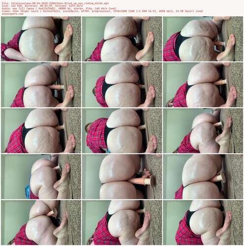 Feloniousjane - 08 04 2020 220043444 - Oiled Up Ass Riding Dildo 1080p - Preview