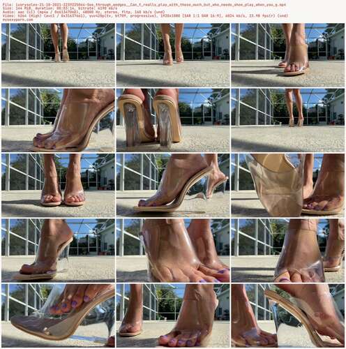 Ivorysoles - 21 10 2021 2239225044 - See Through Wedges Can T Really Play With These Much But Who Needs Shoe Play When You G 1080p - Preview