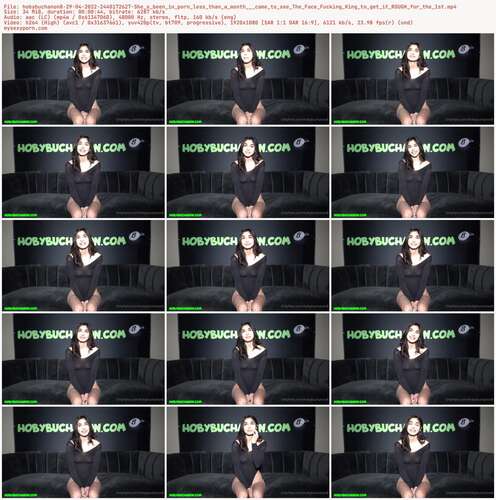 Hobybuchanon8 - 29 04 2022 2440172627 - She S Been In Porn Less Than A Month Came To See The Face Fucking King To Get It Rough For The 1St 1080p - Preview