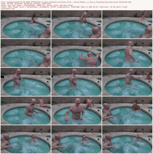 Hobybuchanon8 - 23 02 2022 2372933139 - In This Onlyfans Exclusive Clip Chloe Temple S Into A Freezing Cold Pool Post Threesome 1080p - Preview