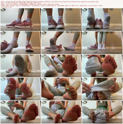 Ivorysoles - 01 09 2021 2209111787 - Working On These Stinkies The Shoes Are Almost Too Rancid To Be Owned By A Princess 1080p - Preview