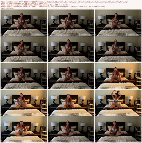 Janetmasonxxx - 27 07 2020 601412057 - Stream Started At 5 30 Pm Est. Impromptu Live Stream To Talk About This Week S Busy Schedule For S 720p - Preview