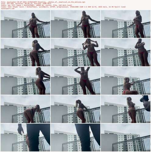 Jaxslayher - 30 07 2021 2178652897 - Shooting Photos Of Jewelsval On The Balcony 1080p - Preview