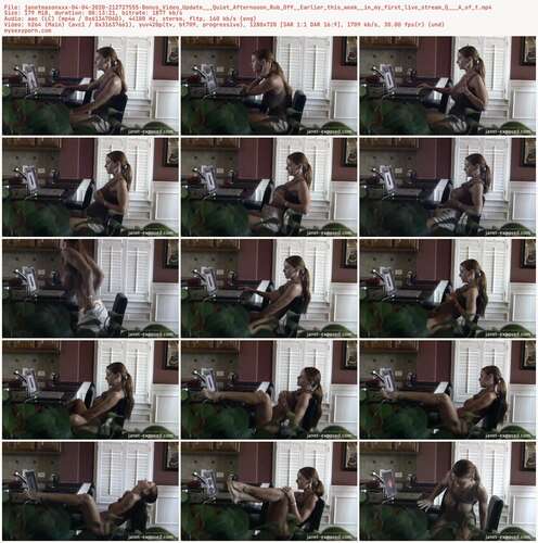 Janetmasonxxx - 04 04 2020 212727555 - Bonus Video Update Quiet Afternooon Rub Off Earlier This Week In My First Live Stream Q A Of T 720p - Preview