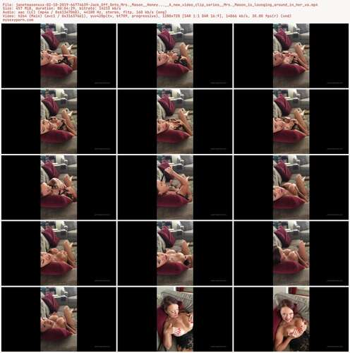 Janetmasonxxx - 02 10 2019 66774639 - Jack Off Onto Mrs. Mason Honey... A New Video Clip Series Mrs. Mason Is Lounging Around In Her Va 720p - Preview