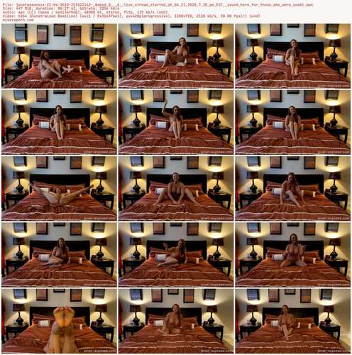 Janetmasonxxx - 22 04 2020 251022162 - Naked Q A Live Stream Started At 04 21 2020 7 30 Pm Est Saved Here For Those Who Were Unabl 720p - Preview