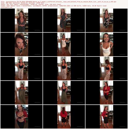 Janetmasonxxx - 30 10 2019 78548903 - Watch As I Model 4 Different Dresses Tops And Bottoms From My Amazon Wish List Sent To Me By A Ver 720p - Preview