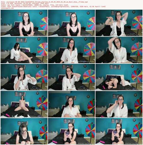 Ocuriouso - 05 05 2022 2445248741 - Stream Started At 05 05 2022 01 00 Am Next Show Friday 720p - Preview