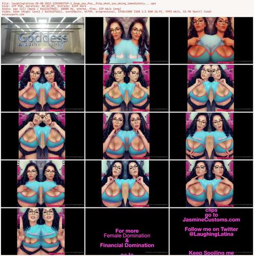 Laughinglatina - 28 08 2021 2205002769 - I Snap You Pay Stop What You Doing Immediately... 1080p - Preview