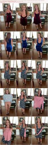 Janetmasonxxx - 26 02 2021 2041975405 - A Brief Thank You Clip As I Model Two Tight Form Fitting Crushed Velour Dresses One Milfy Sundress 1920p - Preview