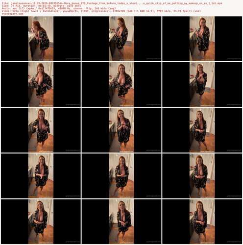 Janetmasonxxx - 12 09 2020 881955546 - More Bonus Bts Footage From Before Today S Shoot....A Quick Clip Of Me Putting My Makeup On As I Tal 720p - Preview
