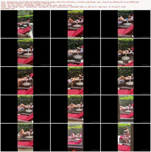 Janetmasonxxx - 26 07 2021 2174347525 - Busted By Hubby Shot This Afternoon A Totally Legitimate Spy Clip Of Me Rubbing Off To An Intens 1080p - Preview