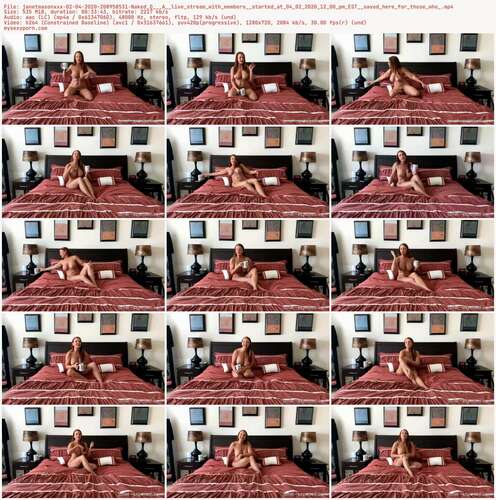 Janetmasonxxx - 02 04 2020 208958531 - Naked Q A Live Stream With Members Started At 04 02 2020 12 00 Pm Est Saved Here For Those Who 720p - Preview