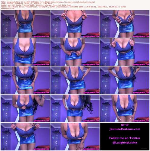 Laughinglatina - 11 11 2019 84746166 - Titty Black Mail Fantasy You Can T Resist My Big Perky 1080p - Preview
