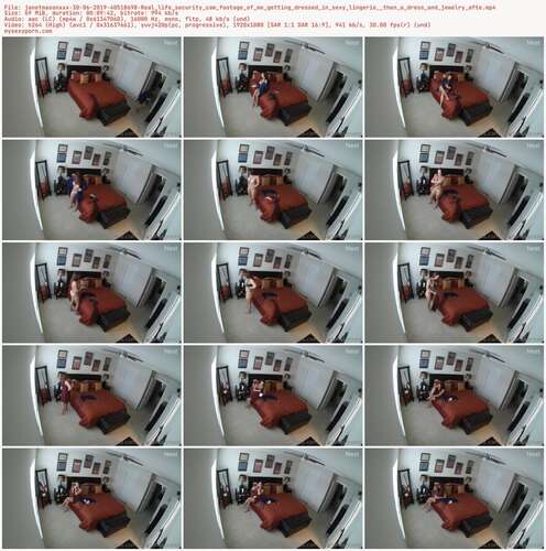 Janetmasonxxx - 30 06 2019 40518698 - Real Life Security Cam Footage Of Me Getting Dressed In Sexy Lingerie Then A Dress And Jewelry Afte 1080p - Preview