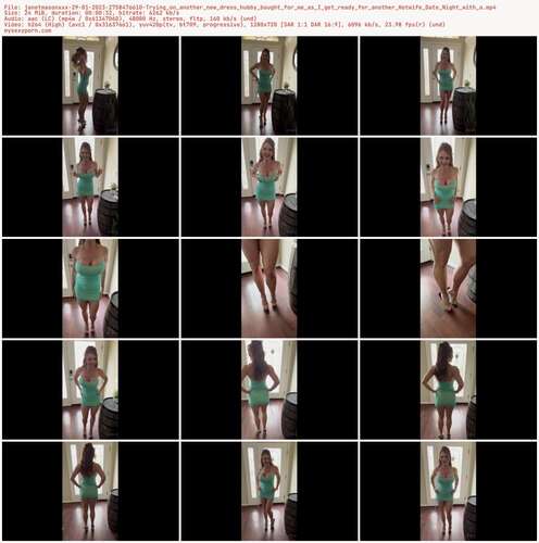 Janetmasonxxx - 29 01 2023 2758476610 - Trying On Another New Dress Hubby Bought For Me As I Get Ready For Another Hotwife Date Night With A 720p - Preview