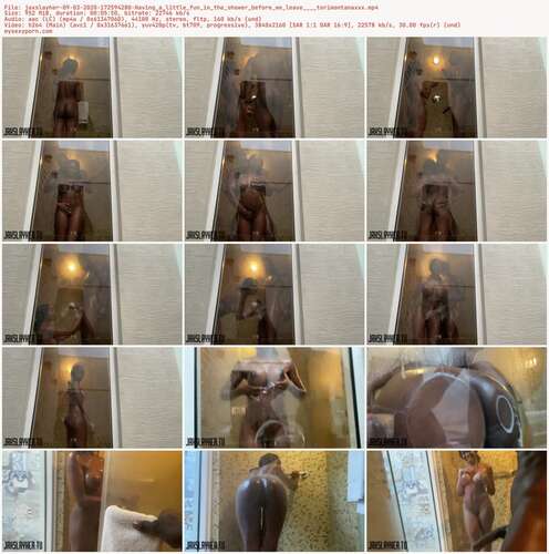 Jaxslayher - 09 03 2020 172594280 - Having A Little Fun In The Shower Before We Leave Torimontanaxxx 2160p - Preview