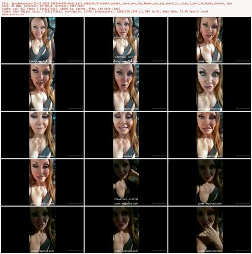 Janetmasonxxx - 23 11 2021 2282444595 - Real Life Hotwife Playdate Update Here Are The Thank You And Check In Clips I Sent To Hubby Before 720p - Preview