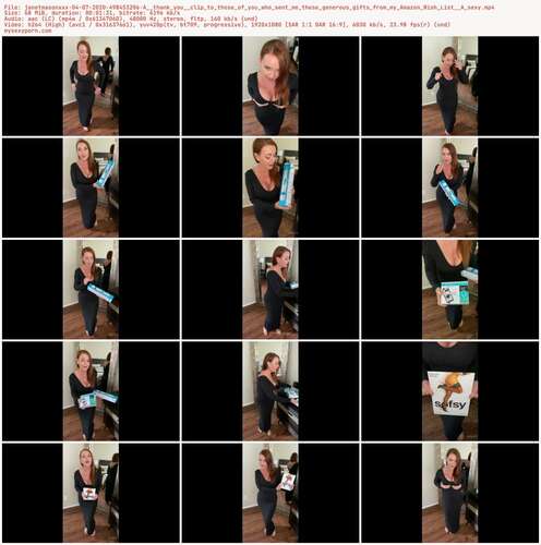 Janetmasonxxx - 04 07 2020 498453206 - A Thank You Clip To Those Of You Who Sent Me These Generous Gifts From My Amazon Wish List A Sexy 1080p - Preview