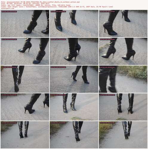 Jessicaskyheel - 29 08 2020 795267586 - My 15Cm Leather Boots In Outdoor Action 1080p - Preview