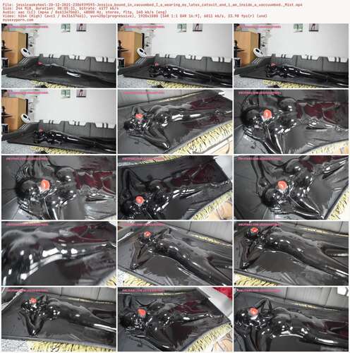 Jessicaskyheel - 20 12 2021 2306939593 - Jessica Bound In Vacuumbed I A Wearing My Latex Catsuit And I Am Inside A Vaccuumbed. Mist 1080p - Preview