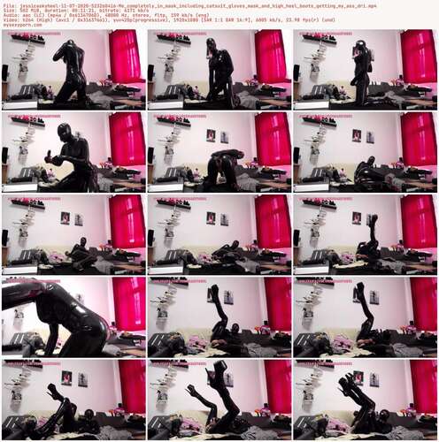 Jessicaskyheel - 11 07 2020 523260416 - Me Completely In Mask Including Catsuit Gloves Mask And High Heel Boots Getting My Ass Dri 1080p - Preview