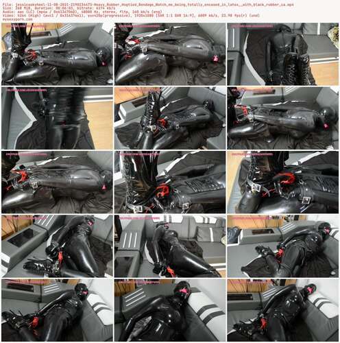 Jessicaskyheel - 11 08 2021 2190234473 - Heavy Rubber Hogtied Bondage Watch Me Being Totally Encased In Latex With Black Rubber Ca 1080p - Preview