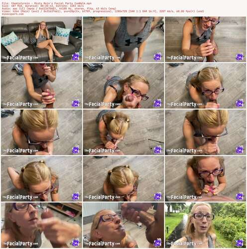 Themistyrein - Misty Rein's Facial Party CumWalk 720p - Preview