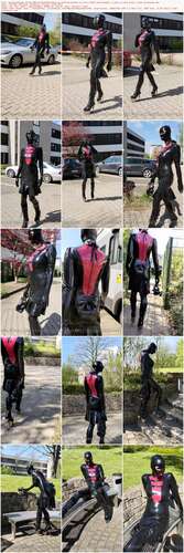 Jessicaskyheel - 09 05 2022 2449469758 - Watch Me Walking Outdoor In Full Rubber And Gasmask. I Wear A Latex Dress Latex Stockings 1920p - Preview