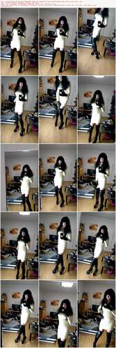 Jessicaskyheel - 21 03 2021 2060761294 - Today The Rubberdoll Wears Overkneeboots And A White Latex Dress. 1920p - Preview