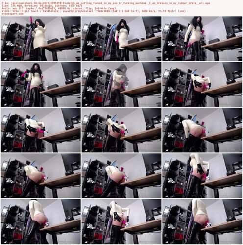 Jessicaskyheel - 28 04 2021 2095398173 - Watch Me Getting Fucked In My Ass By Fucking Machine. I Am Dresses In My Rubber Dress Whi 1080p - Preview