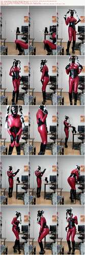 Jessicaskyheel - 31 03 2022 2410114099 - Sexy In My Red Latexcatsuit Corset And My Ultra High Boos 1920p - Preview