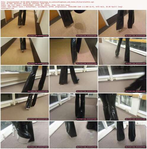 Jessicaskyheel - 19 02 2020 154836116 - Unterwegs In Latexschlaghosen Und Hohen Glitzerstiefeln 1080p - Preview