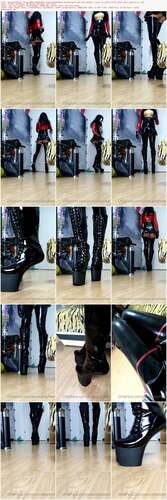 Jessicaskyheel - 22 04 2021 2090312314 - Latex Rubberdoll Walking With Hot Pony Boots. I Wear My Extra Short Latex Skirt And It Is 1920p - Preview