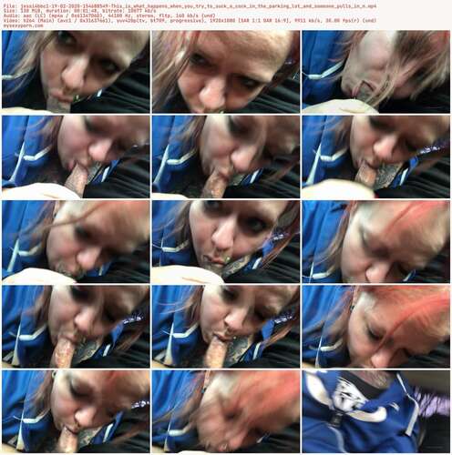 Jessi4Bbc1 - 19 02 2020 154688549 - This Is What Happens When You Try To Suck A Cock In The Parking Lot And Someone Pulls In N 1080p - Preview