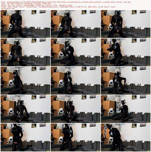 Jessicaskyheel - 13 03 2022 2391133318 - Nylon Anal Play This Time I Am Dressed In A Black Nylon Catsuit A Black Latex Corset Rub 1080p - Preview