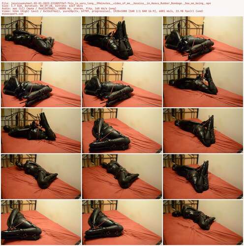 Jessicaskyheel - 02 01 2022 2318057267 - This Is Very Long 39Minutes Video Of Me Jessica In Heavy Rubber Bondage. See Me Being 1080p - Preview