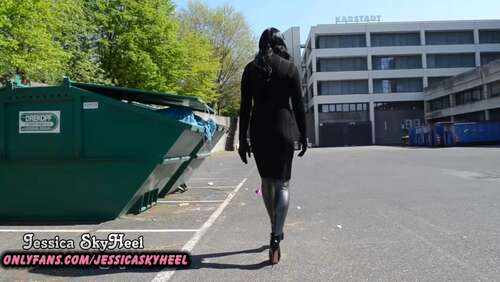 Jessicaskyheel – 31 01 2020 138752740 – Unterwegs In Latex Und High Heel Stiefeletten. Wie Findet Ihr Die Kombination 1080p - Cover